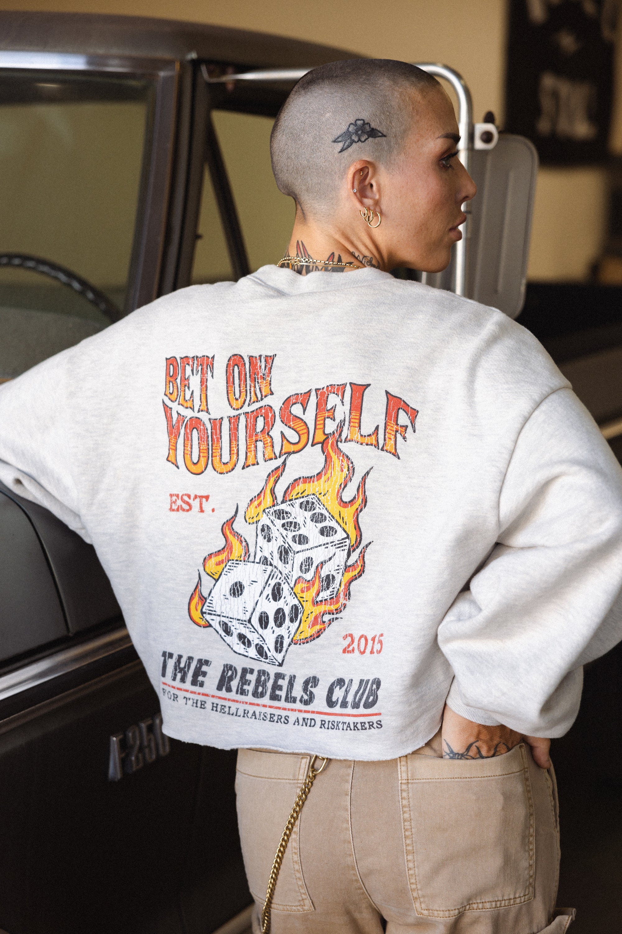 Bet On Yourself Crewneck Pullover - REBEL SOUL COLLECTIVE
