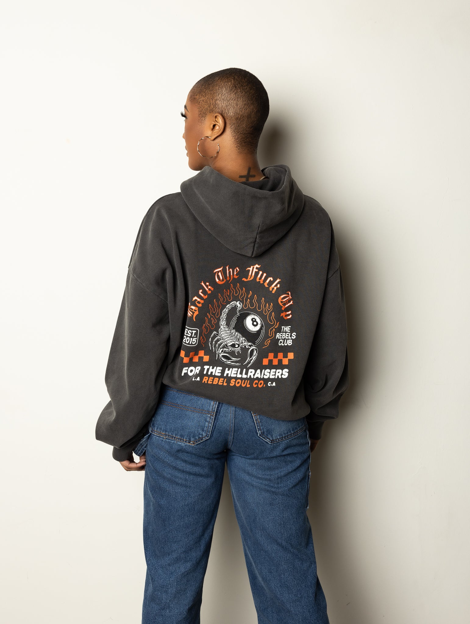 Too Much For You Hoodie – REBEL SOUL COLLECTIVE