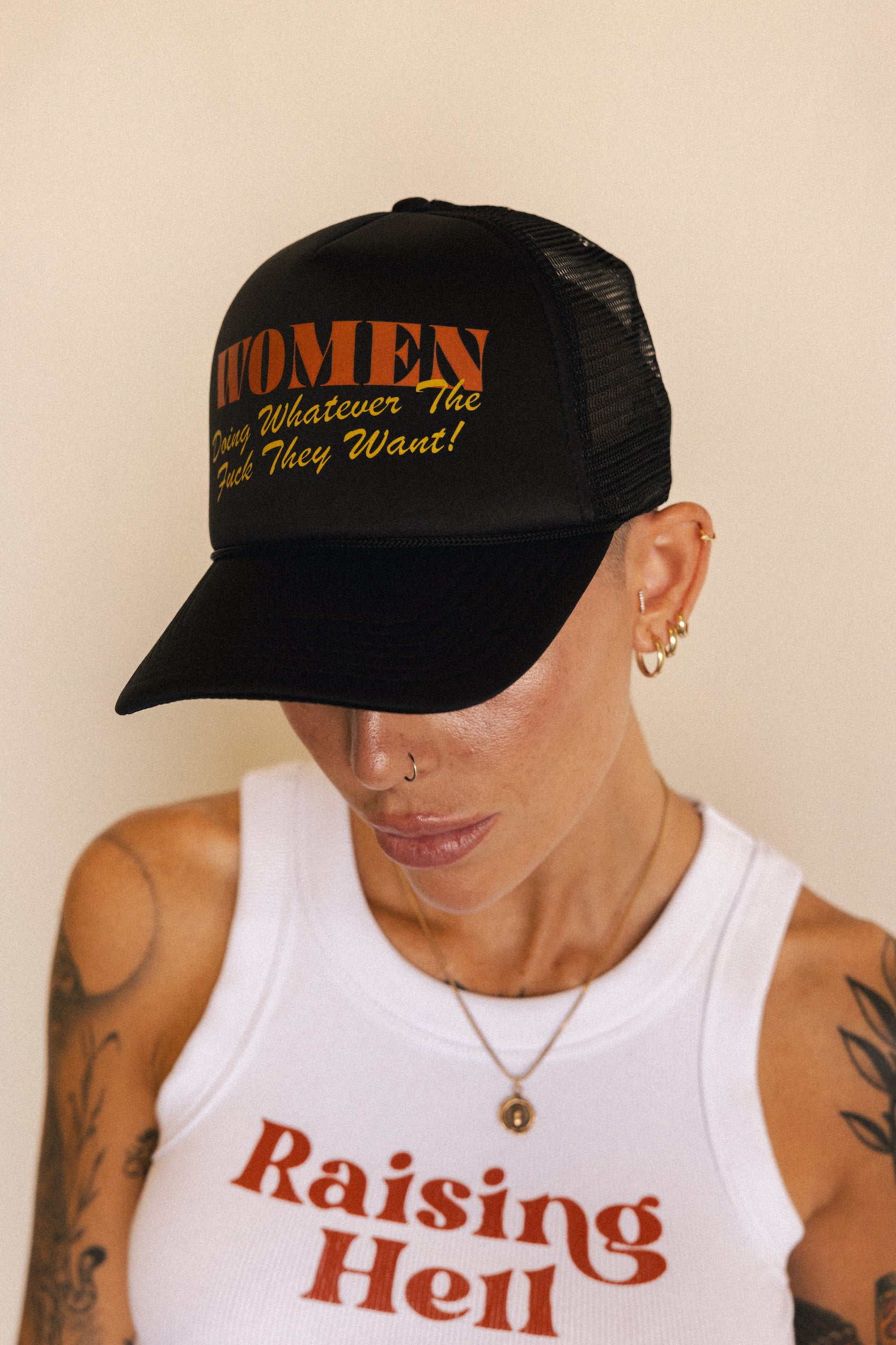 Women Doing What They Want Trucker Hat - REBEL SOUL COLLECTIVE