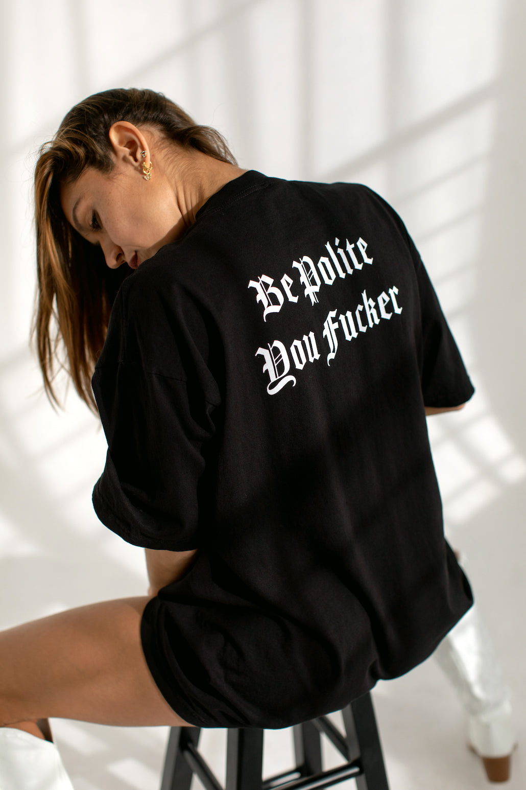 Be Polite Tee Graphic Tee – REBEL SOUL COLLECTIVE