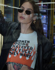 Women Doing Whatever Flame Crop Tank