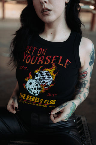 Bet On Yourself Crop Tank