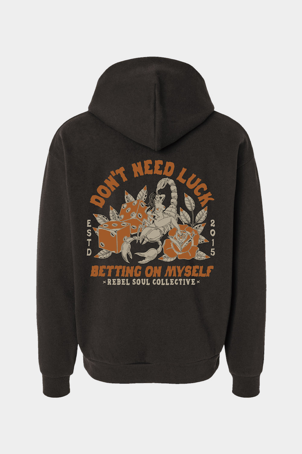 Don’t Need Luck Hoodie - REBEL SOUL COLLECTIVE