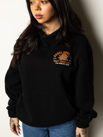Don’t Need Luck Hoodie - REBEL SOUL COLLECTIVE