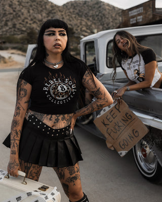 Rebel Soul 8 Ball Baby Tee