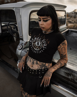 Rebel Soul 8 Ball Baby Tee
