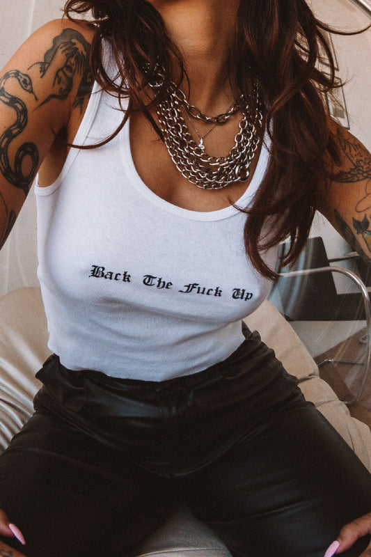 Back Up Fitted Tank - REBEL SOUL COLLECTIVE